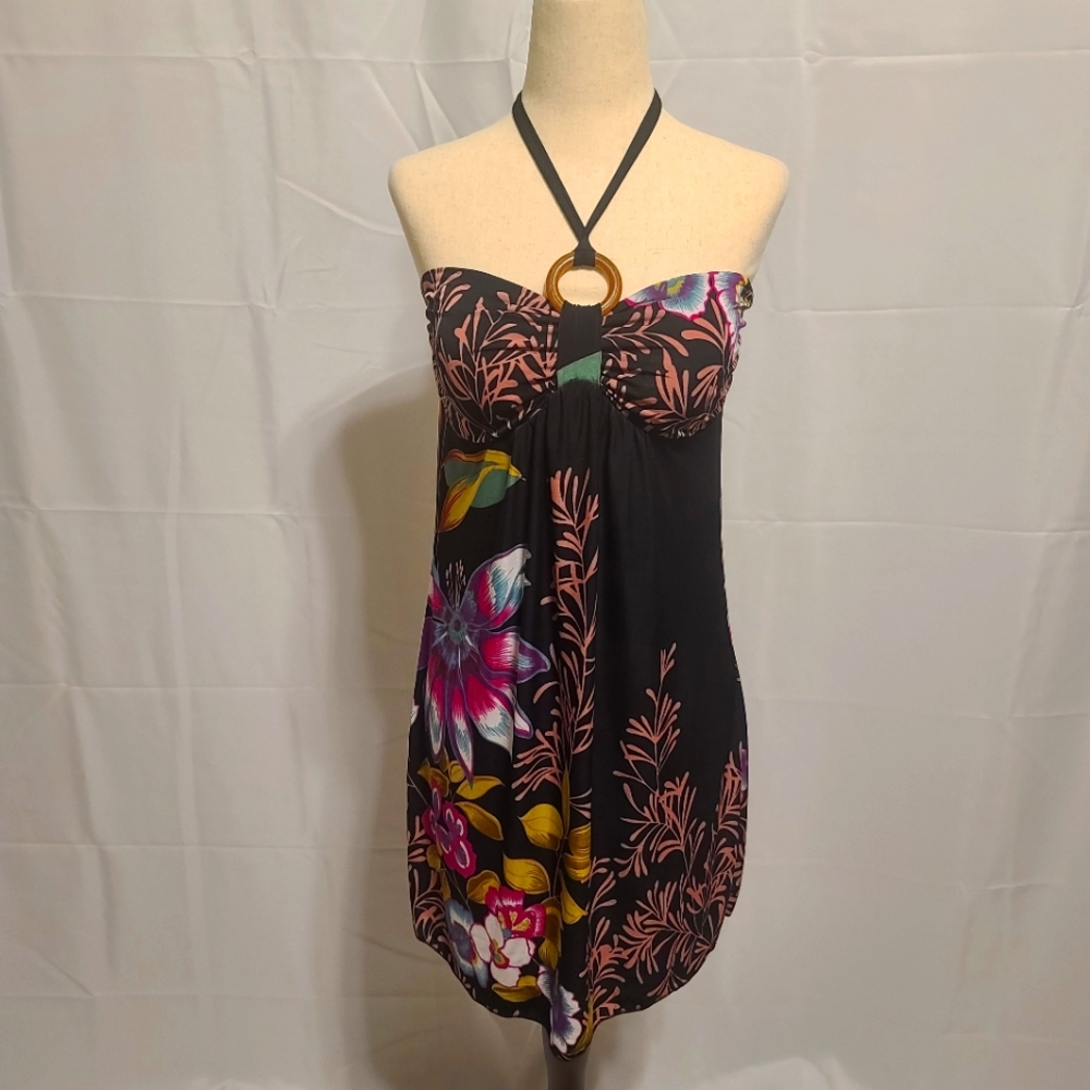Annabelle Happie 2 summer Dress, Halter floral design size small